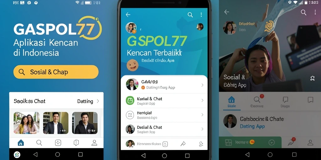 Tampilan antarmuka GASPOL77 yang modern dan user-friendly.
