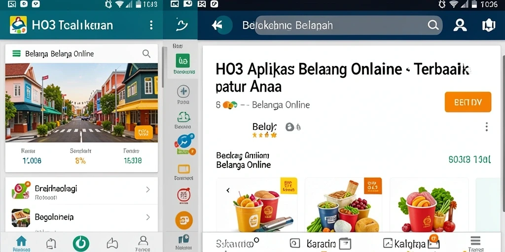 Tampilan antarmuka aplikasi HO3 yang menarik dan fungsional.