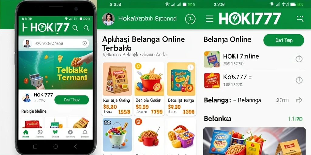 Tampilan antarmuka HOKI777 yang modern dan user-friendly.