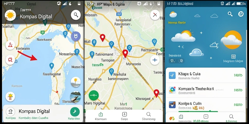 Tampilan antarmuka HP777 yang jelas untuk Kompas Digital.