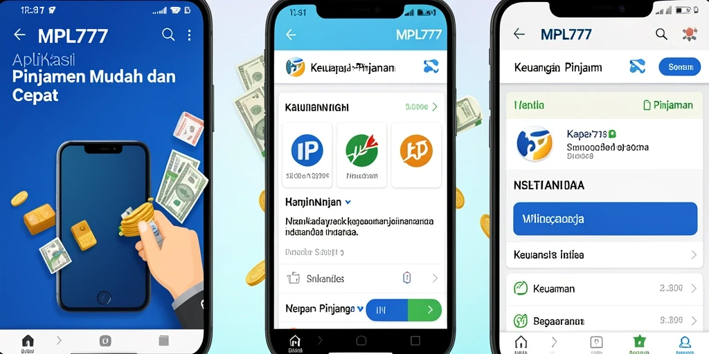Antarmuka pengguna MPL777 yang sederhana dan profesional.