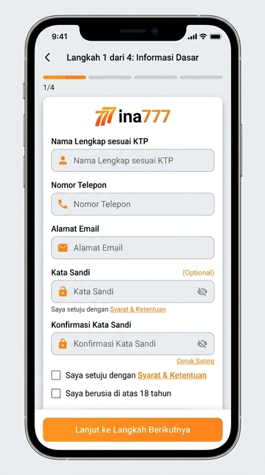 Panduan Lengkap Registrasi Akun ina777 untuk Pengguna Android